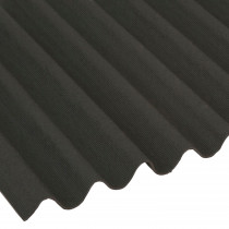 Onduline - Mini Corrugated Roof Sheet - Black (2000x866mm) Mini Profile
