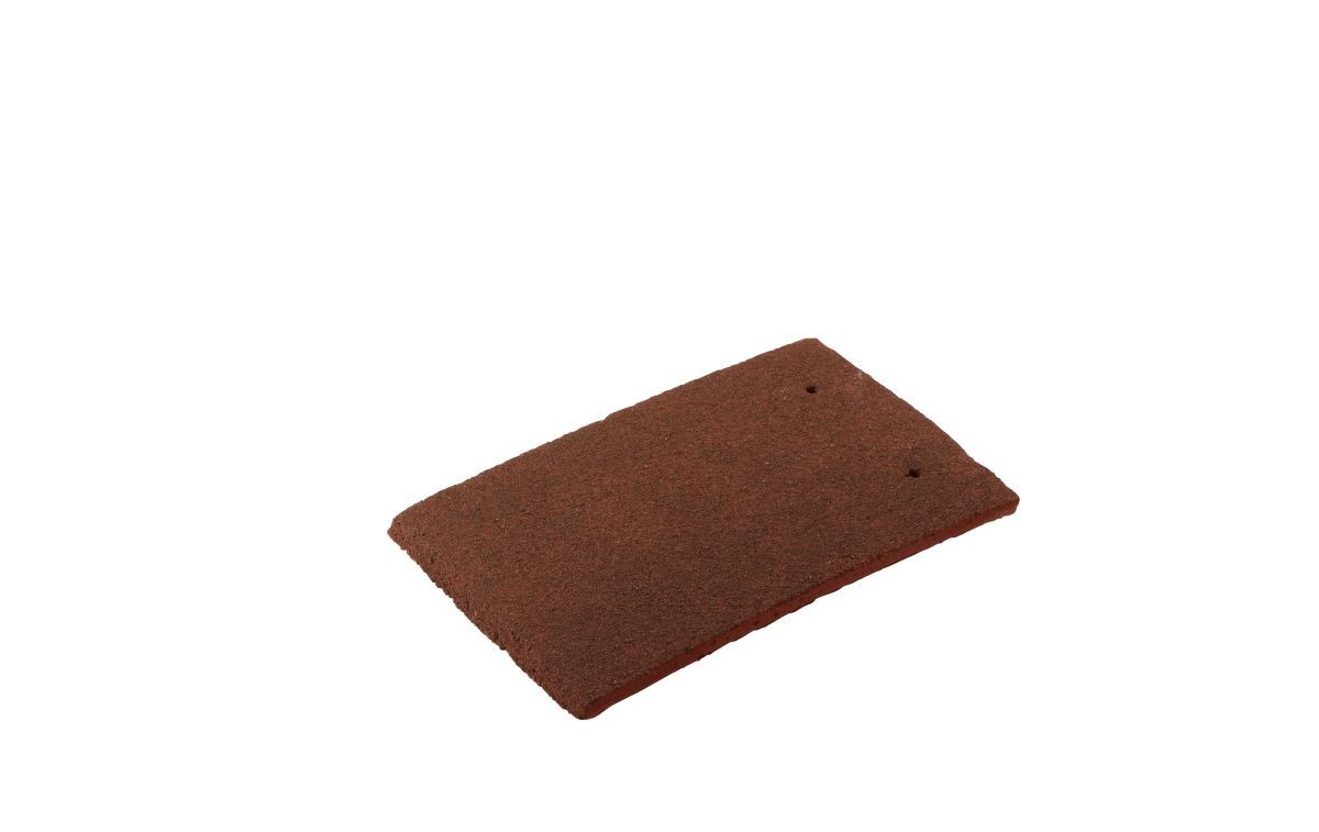 Redland Plain Tile - Concrete Tile - Sanded Premier Natural Red (6151)