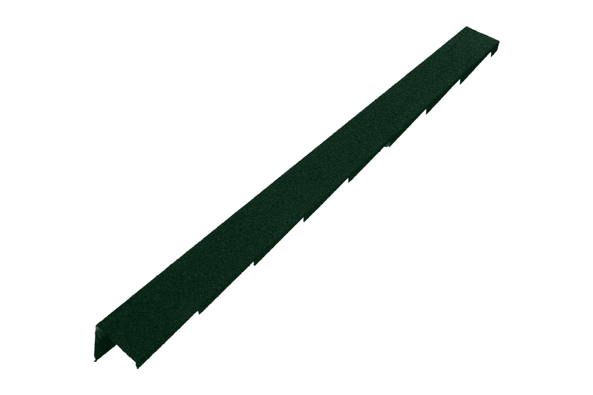 Britmet - Plaintile - Right Hand Barge - Tartan Green (1250mm)