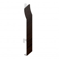 UPVC Shiplap Cladding - Butt Joint - Rosewood