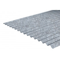 Galvanised Steel Corrugated Roofing Sheet (14/3) - 0.5mm / 0.7mm