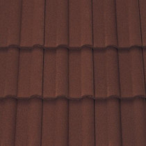 Sandtoft Double Roman - Concrete Tile - Sandfaced Mottled Red