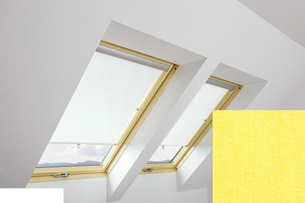 Fakro - ARS I 008 - Standard Manual Roller Blind - Lemon Fakro - ARS I 008 - Standard Manual Roller Blind - Lemon