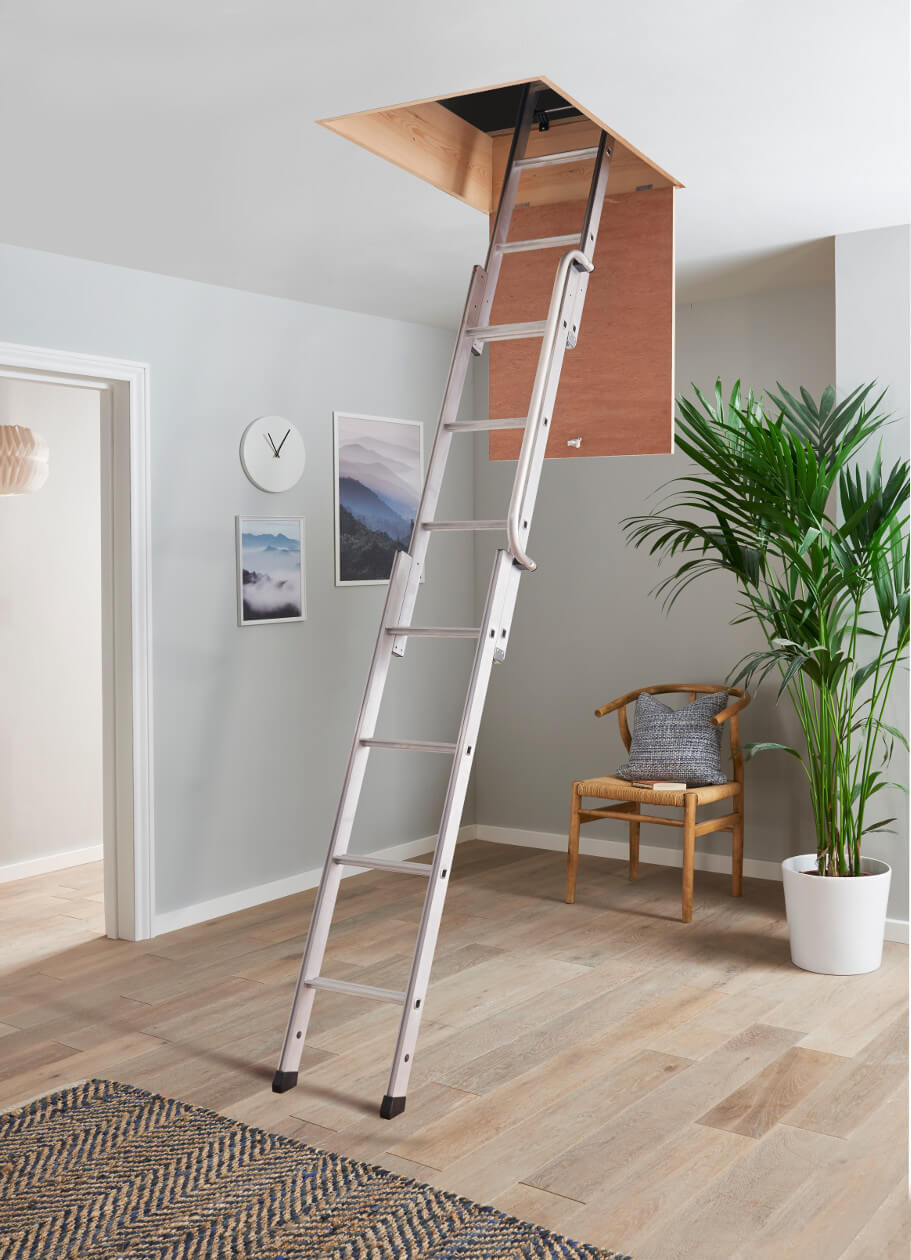 3 Section Loft Ladder in Home 3 Section Loft Ladder in Home