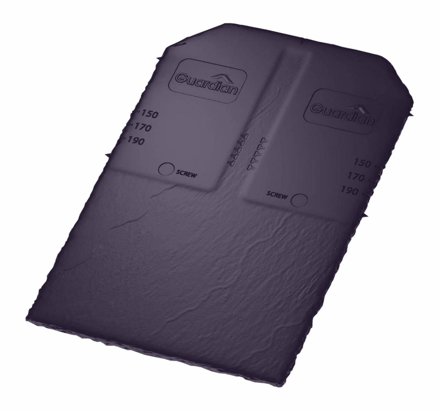 Guardian - Synthetic Slate Tile - Mulberry (Pack of 22) Guardian - Synthetic Slate Tile - Mulberry (Pack of 22)