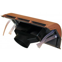 Corovent - Ridge Vent With Extension Sleeve and 110mm Dia Pipe Adaptor