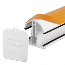 Snapa - Lean-to Bar with End Cap - White