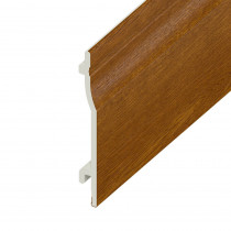UPVC Shiplap Cladding Board - 125mm - Golden Oak (5m)