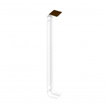 Fascia Board - Ogee Joint Trim - 350mm - Dark Brown
