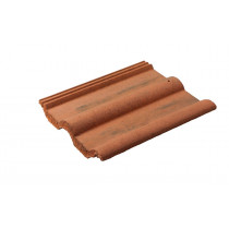 Redland 50 Double Roman - Concrete Tile - Smooth Farmhouse Red (2201)