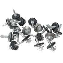 Metal Sheet to Zed Purlin TEK Screws (32mm - 175mm) - 100 Pack