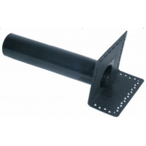 Wallbarn - TPE Corner Roof Outlet with Perforated Flange -