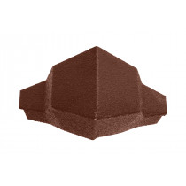 Britmet - Pantile 2000 - Hip End Cap - Terracotta