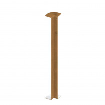 Fascia Board - 90˚ Internal Corner Trim - 450mm - Golden Oak