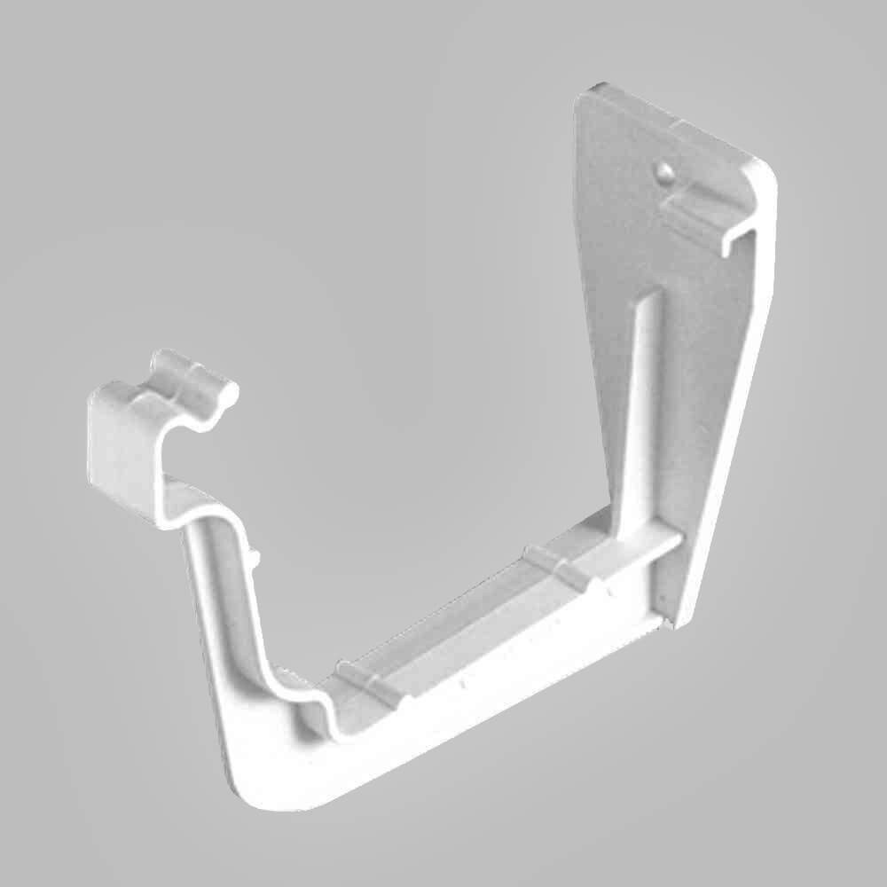 Plastic Guttering Universal Plus - Fascia Bracket - 128mm - White Plastic Guttering Universal Plus - Fascia Bracket - 128mm - White