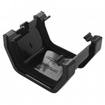 Plastic Guttering Squareline - Union - 114mm x 95mm - Black