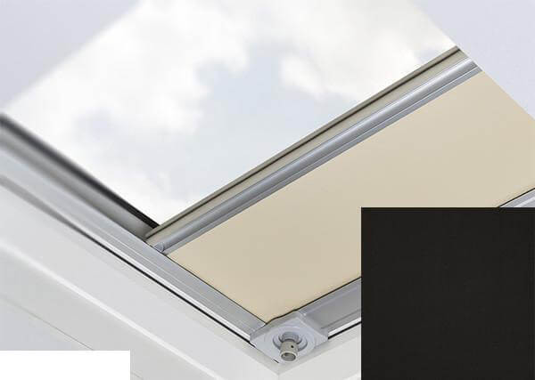 Fakro - ARF/D II 226 - Flat Roof Manual Blackout Blind - Black Fakro - ARF/D II 226 - Flat Roof Manual Blackout Blind - Black