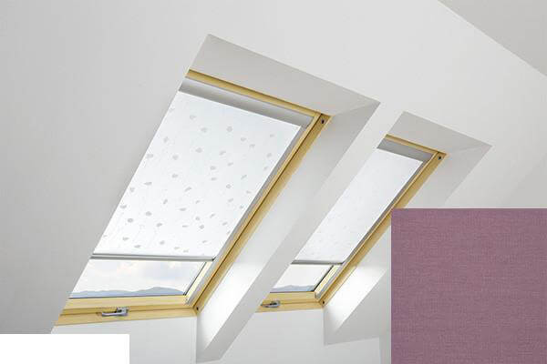 Fakro - ARS I 250 - Standard Manual Roller Blind - Violet Fakro - ARS I 250 - Standard Manual Roller Blind - Violet