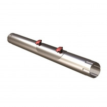 Lindab Steel Guttering - Rod Access Pipe - Magestic Galvanised