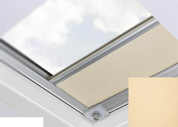 Fakro - ARF/D I 052 - Flat Roof Manual Blackout Blind - Peach Fakro - ARF/D I 052 - Flat Roof Manual Blackout Blind - Peach