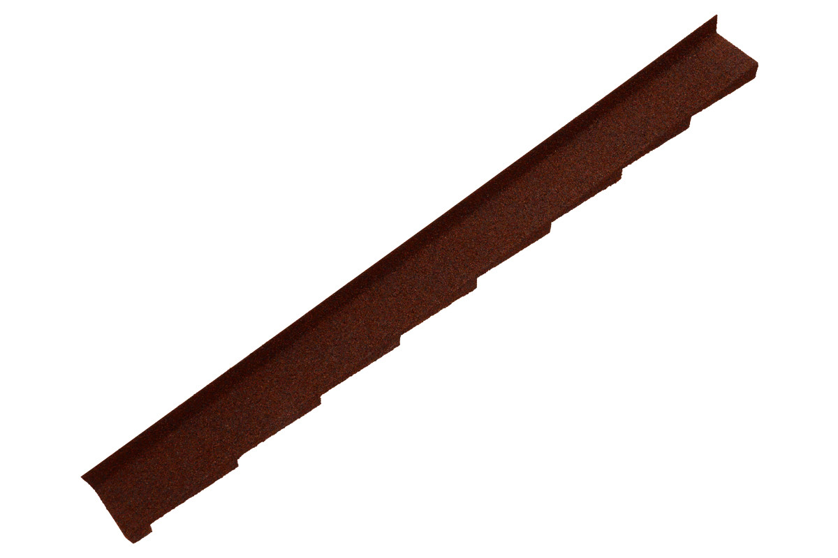 Britmet - Plaintile - Left Hand Side Wall Flashing - Rustic Terracotta (1250mm) Britmet - Plaintile - Left Hand Side Wall Flashing - Rustic Terracotta (1250mm)