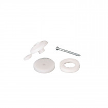 Corotherm - 10mm Polycarbonate Sheet Super Fixings Buttons - White (Pack of 10)