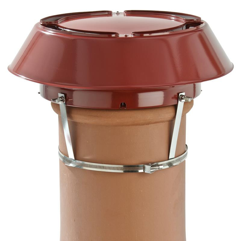 Chimney Cowl for Solid Fuel Fires 125mm to 250mm Roofing Megastore