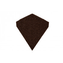 Britmet - Angle Ridge End Cap - Rustic Brown