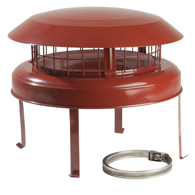 Chimney Cowl For Gas Fire Econocowl Stainless Steel Chimney Cowl - Solid Fuel - 150-250mm