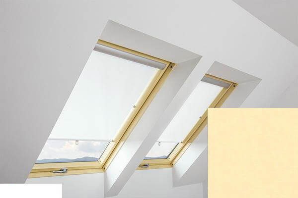 Fakro - ARS I 203 - Standard Manual Roller Blind - Tan Yellow Fakro - ARS I 203 - Standard Manual Roller Blind - Tan Yellow