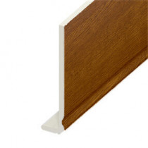 Fascia UPVC Capping Board - Ogee 150mm x 9mm - Golden Oak (5m)