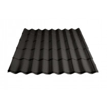 Britmet - Pantile 2000 - Tile Effect Sheet - Made to Measure - Charcoal (0.9mm)