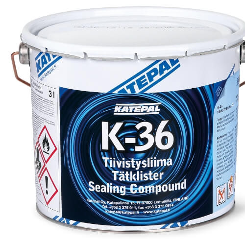 Katepal 3L K-36 Sealant for Bitumen Roofing Shingles Katepal 3L K-36 Sealant for Bitumen Roofing Shingles