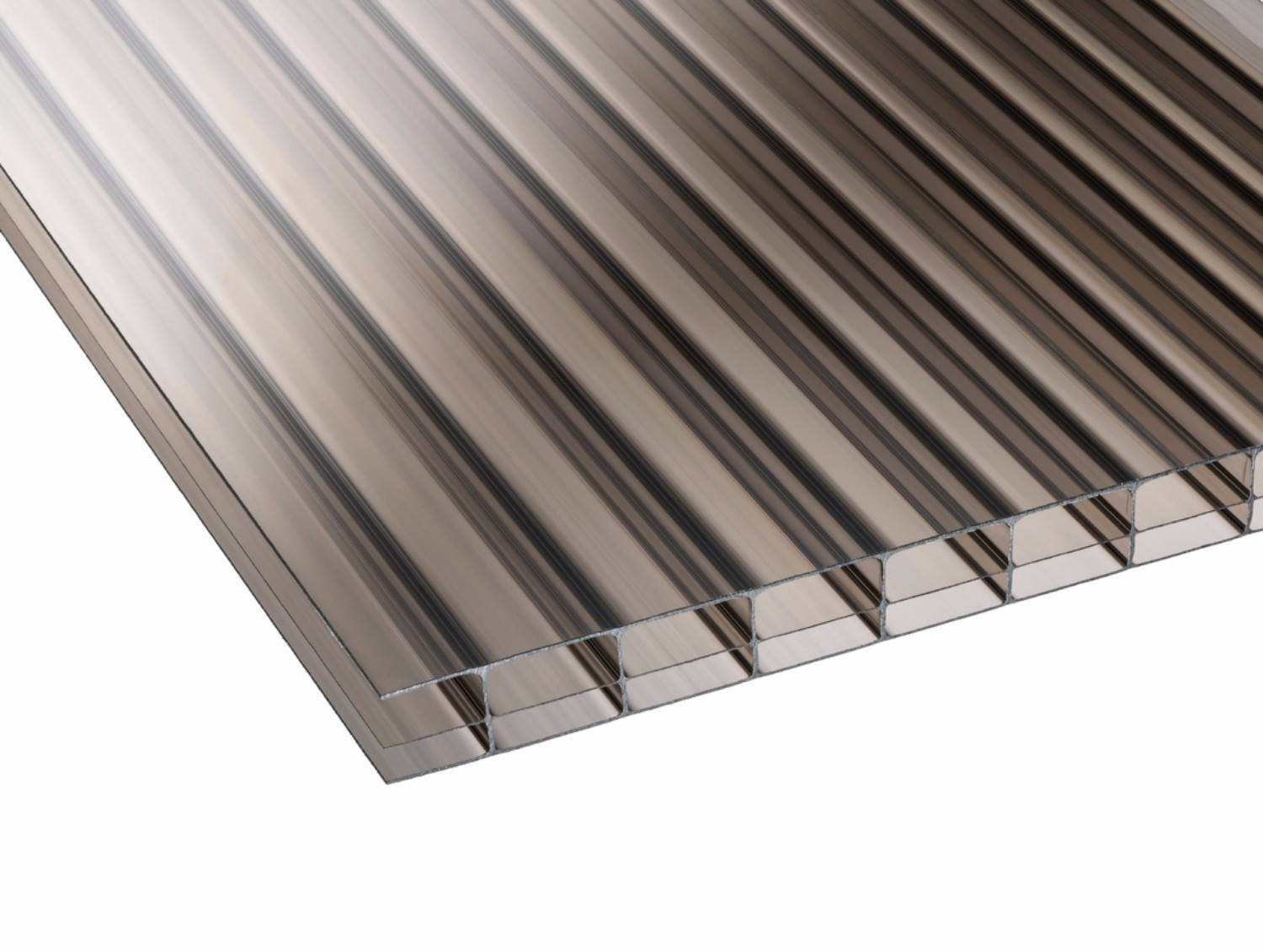 Corotherm 16mm - Triplewall Polycarbonate Sheet - Bronze (2000x2100x16mm)