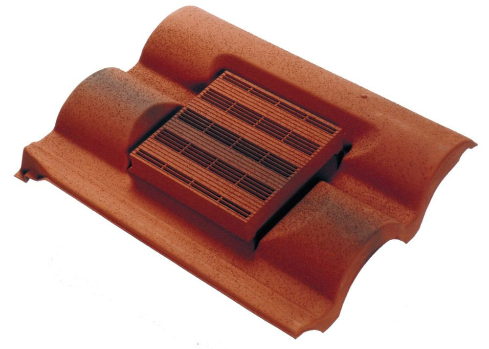 Corovent - Roofline Vent for Slate and Interlocking Tiles with Felt Weir