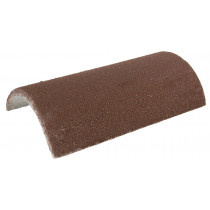 Redland Concrete Half Round Ridge - Granular Brown
