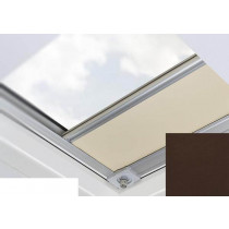 Fakro - ARF/D II 257 - Flat Roof Manual Blackout Blind - Chocolate