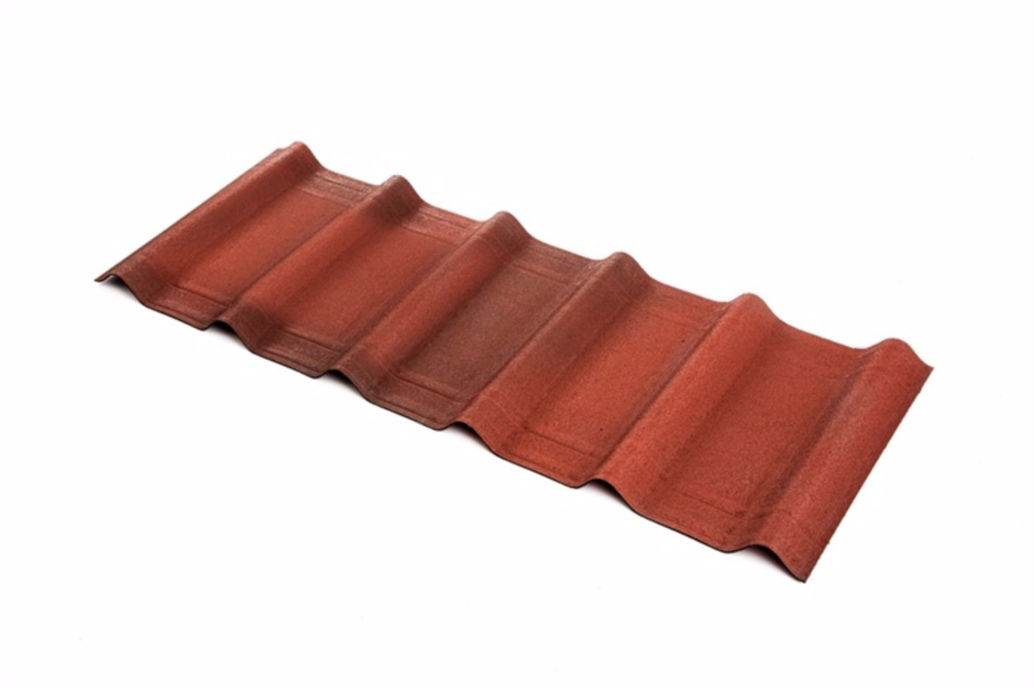 Onduvilla - Bitumen Roof Tiles - Shaded Red (2.18 m2 Coverage - Pack of 7)