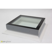 Em-Glaze Flat Glaze Skylight with 150mm PVC Splayed Upstand - Rectangle