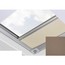 Fakro - ARF/D II 231 - Flat Roof Manual Blackout Blind - Cedar Brown
