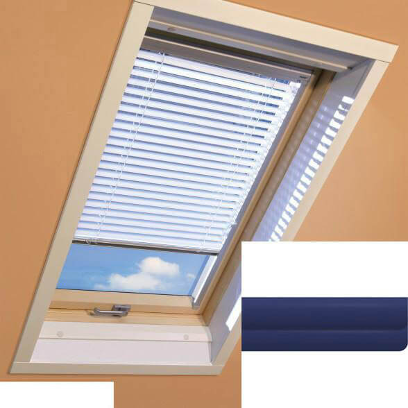 Fakro - AJP II 145 - Standard Manual Venetian Blind - Midnight Blue Fakro - AJP II 145 - Standard Manual Venetian Blind - Midnight Blue