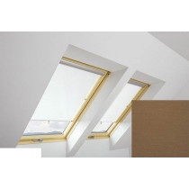 Fakro - ARS I 242 - Standard Manual Roller Blind - Walnut Brown
