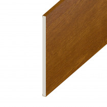 Soffit UPVC Board - Flat 150mm x 9mm - Golden Oak (5m)