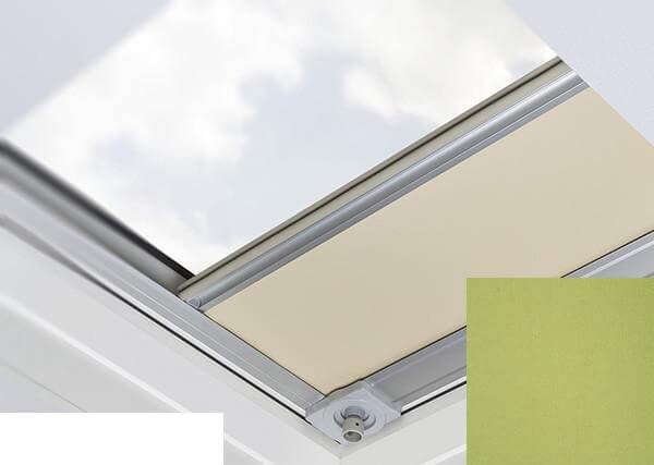 Fakro - ARF/D II 233 - Flat Roof Manual Blackout Blind - Olive Green