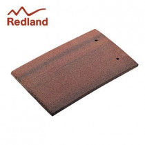 Redland Plain Eaves/Top Tile - Concrete Tile - Granular Antique Red