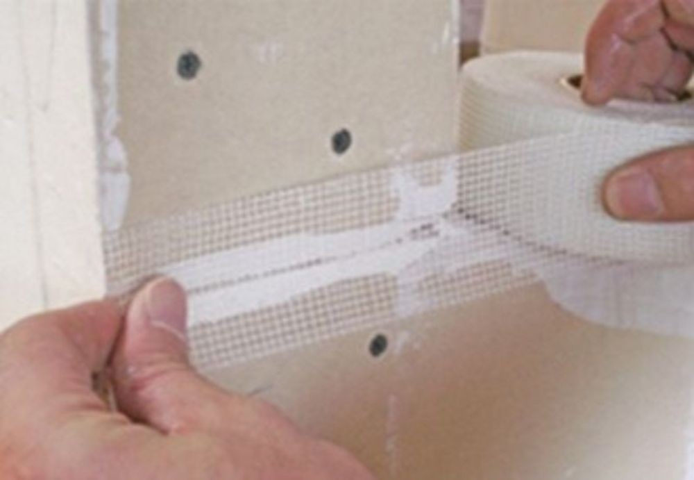 Wallbarn - Drywall & Plasterboard Self Adhesive Fibreglass Scrim Tape - 5cm x 90m