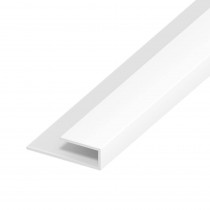 Soffit Board Wall Clip - 25mm - White (5m)