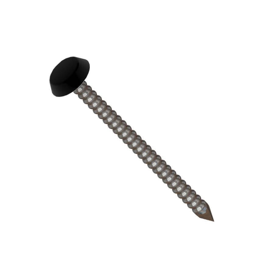 Soffit, Fascia & Capping Board Polytop Fixing Pins - 30mm - Black (Pack of 250)