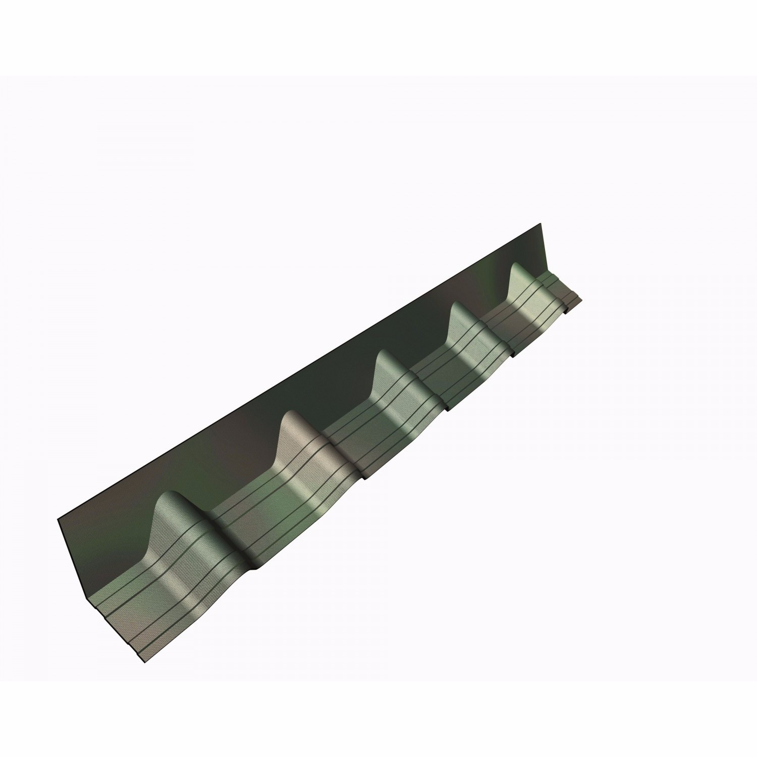 Onduvilla - Apron Flashing - Shaded Green (1020mm) Onduvilla - Apron Flashing - Shaded Green (1020mm)