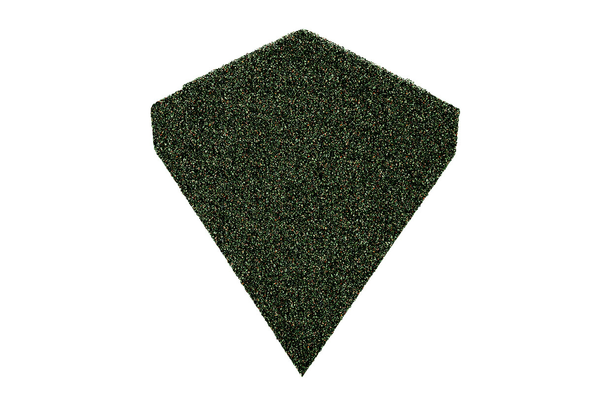 Britmet - Lightweight Metal Roof Shingle - Slimline Ridge End Cap - Moss Green Britmet - Lightweight Metal Roof Shingle - Slimline Ridge End Cap - Moss Green